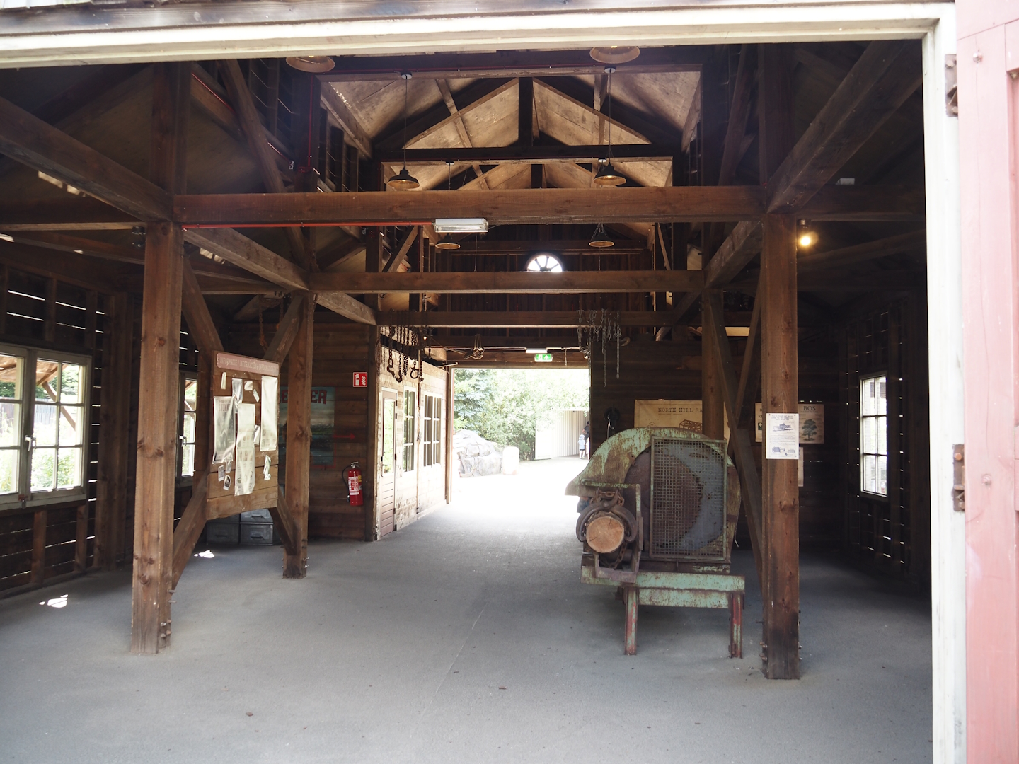 Nortica - Raccoon Creek sawmill interior, 2024-06-23