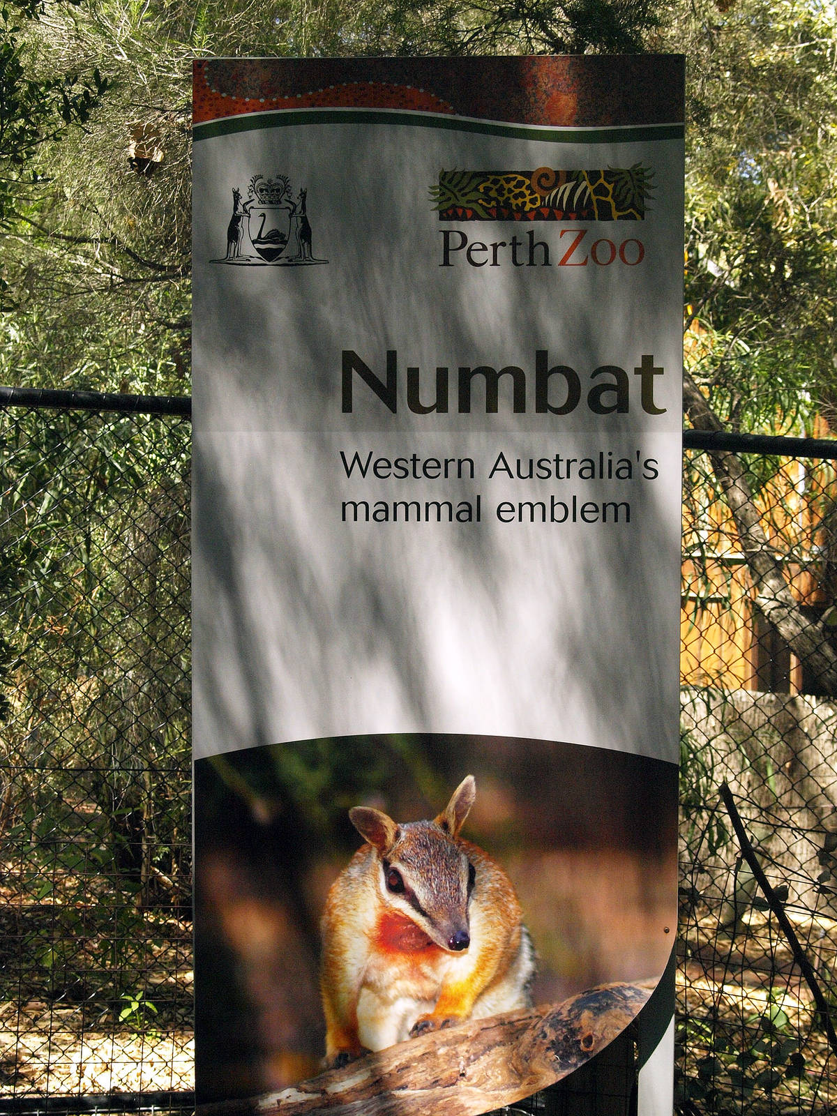 Numbat signage