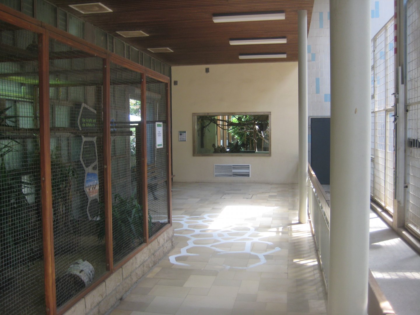 Nürnberg Tiergarten - General view of the giraffe house