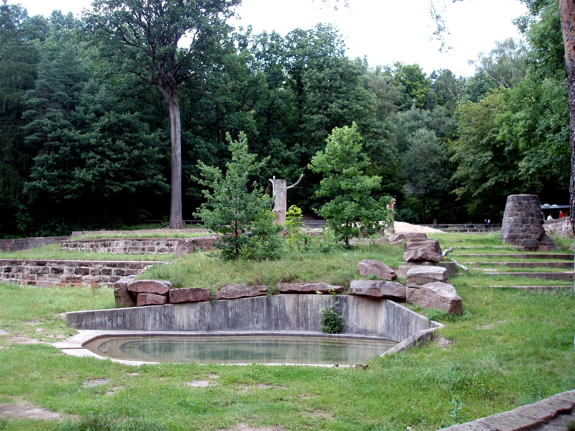 Nürnberg Zoo - Elephant paddock