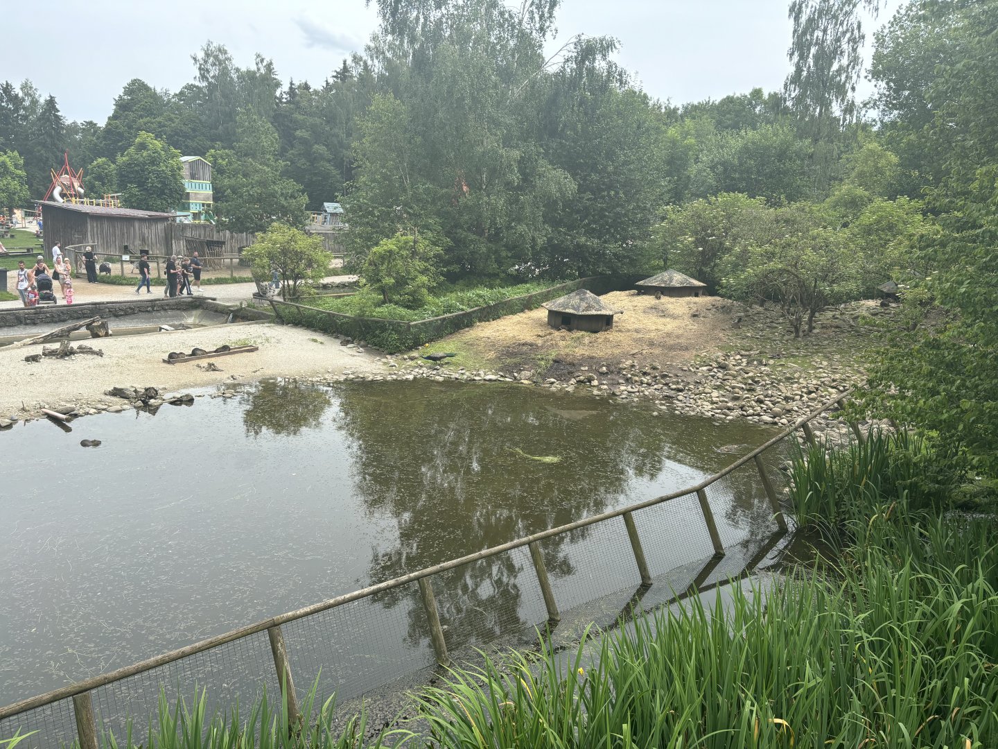 Nutria Enclosure Wildpark Poing