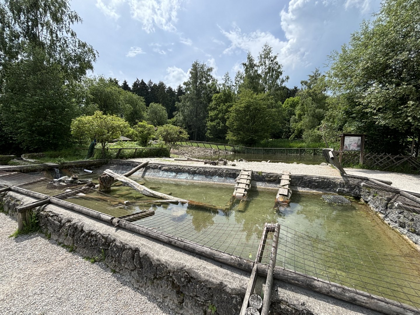 Nutria Enclosure Wildpark Poing
