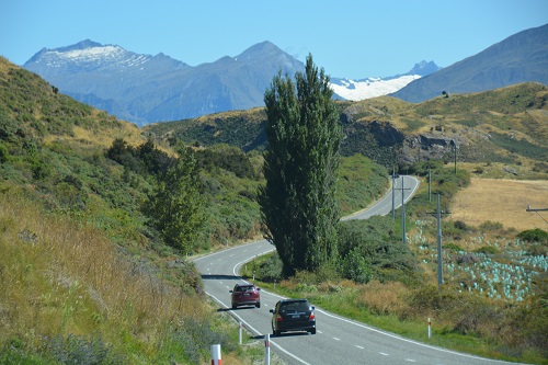 NZ South island road scene