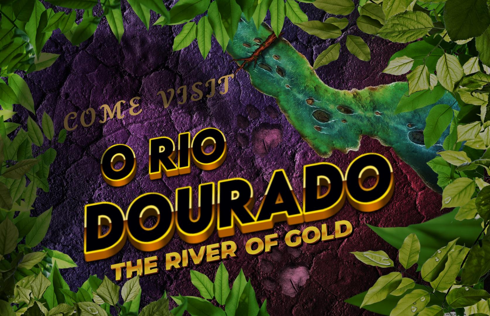 O Rio Dourado announcement poster