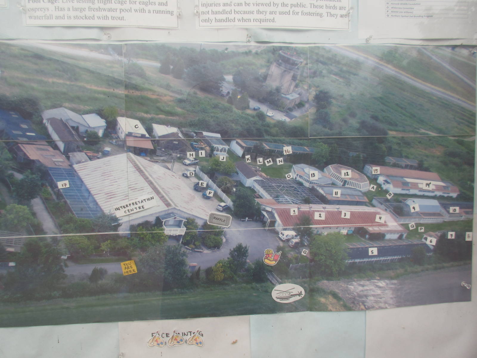 O.W.L. - Orphaned Wildlife Rehabilitation Society - Aerial Photo of Facilit