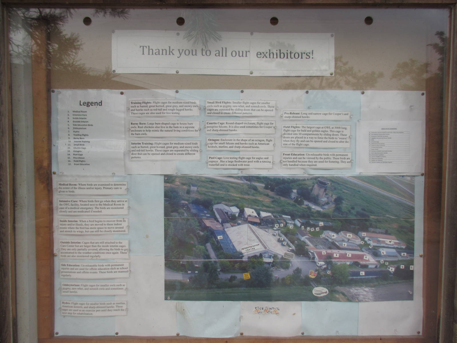 O.W.L. - Orphaned Wildlife Rehabilitation Society - Aerial Photo of Facilit