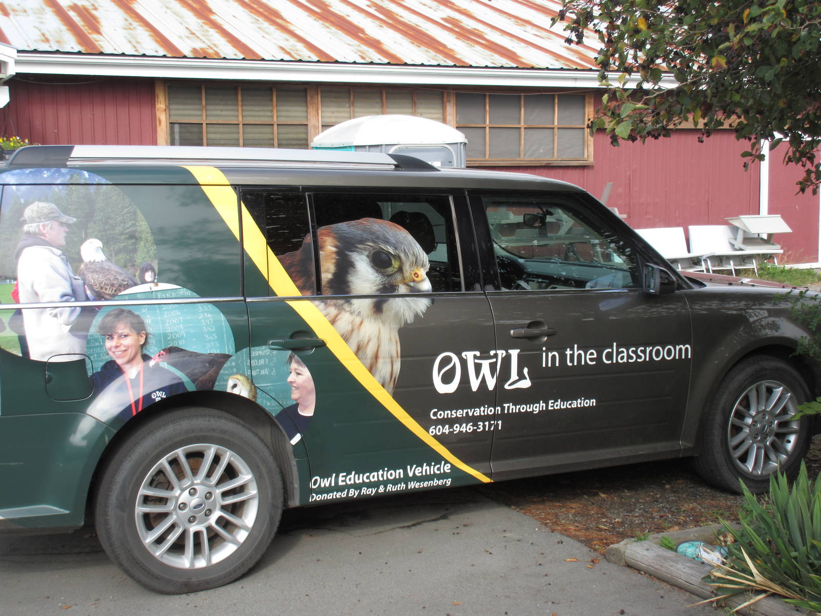 O.W.L. - Orphaned Wildlife Rehabilitation Society - Outreach Vehicle