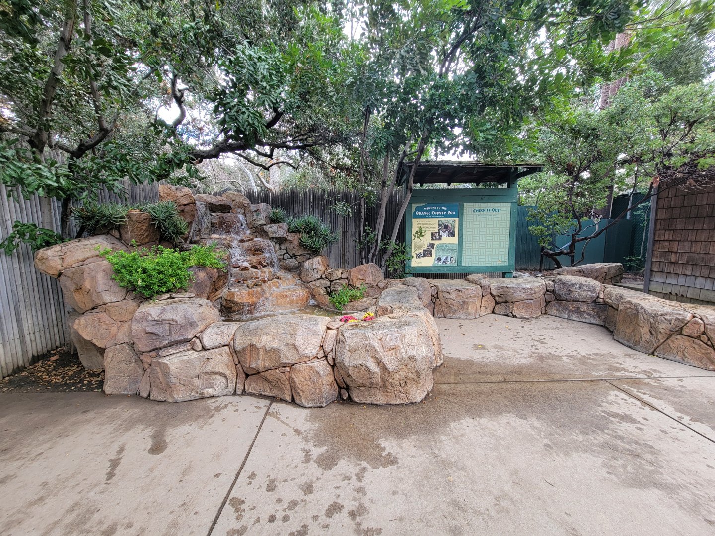 OC Zoo - Sitting area near exit / herp wall #2