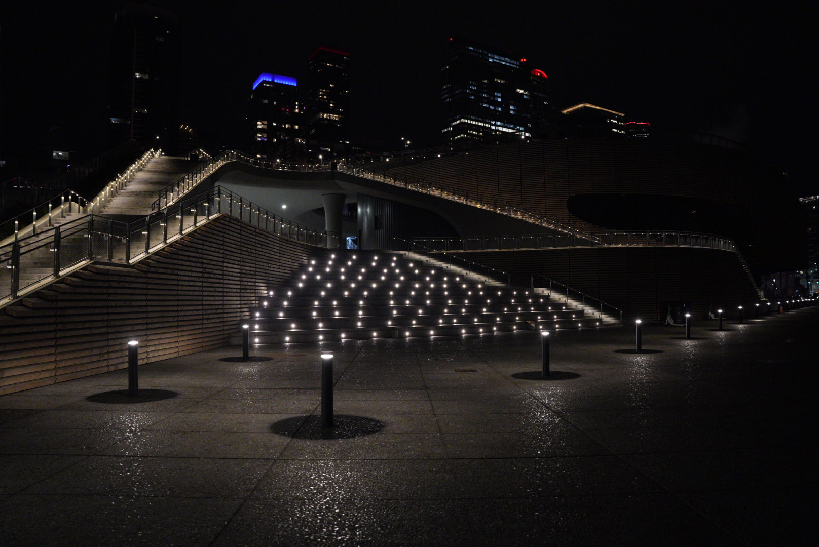 Ocean Pavilion Rear Side Night View