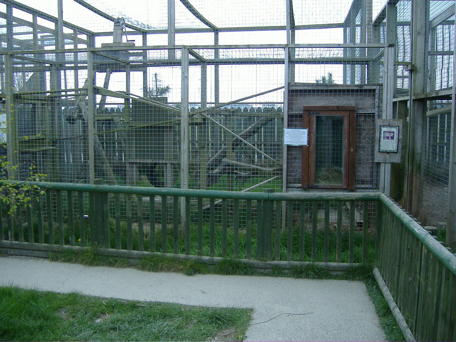 Ocelot house and enclosure Animalarium