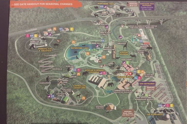 Oct. 2013 - Zoo Map
