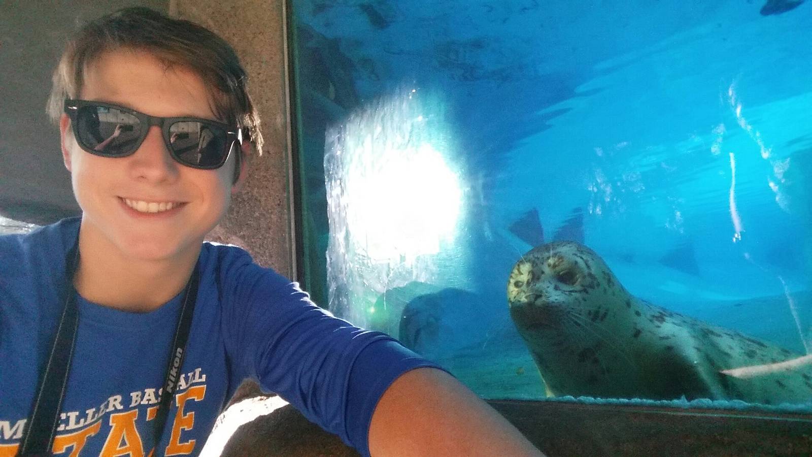 Oct. 2014 - North America - Baby Harbor Seal and Me