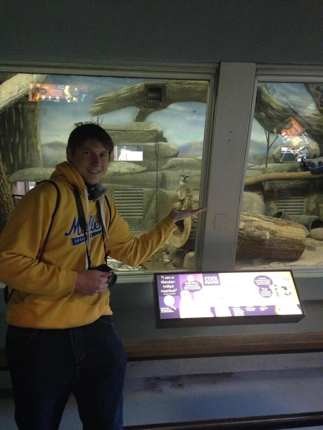 Oct. 2014 - Small Mammals - Me Acting As the Typical Zoo Visitor