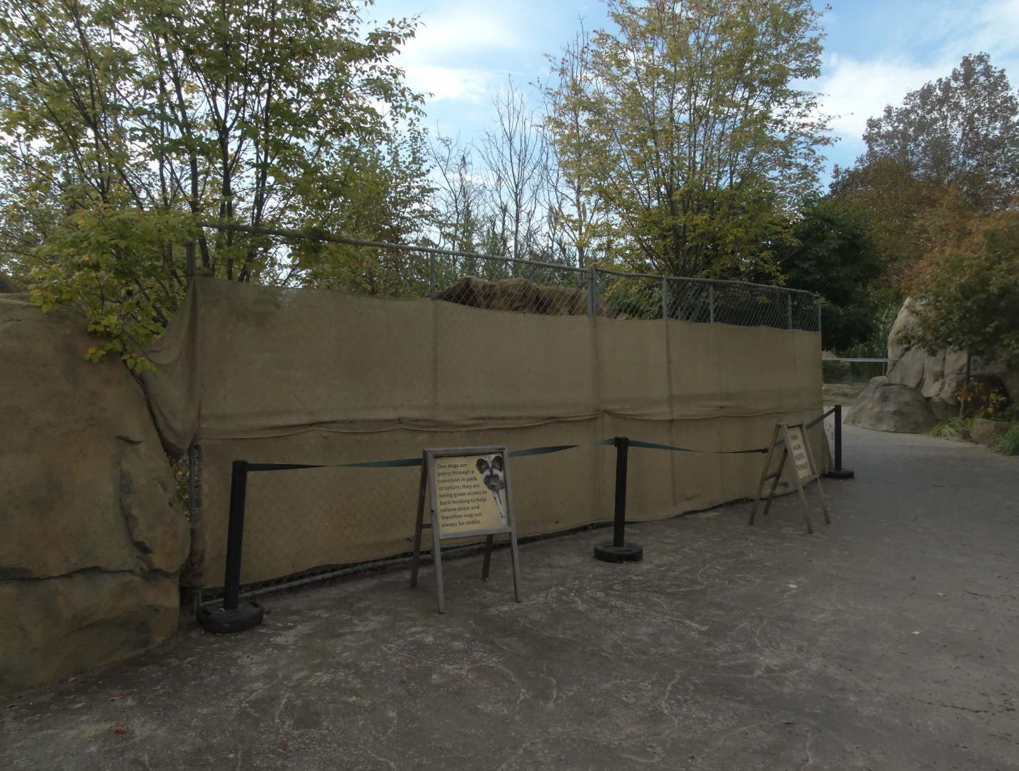 Oct. 2016 - Africa - Temporary Fencing for Privacy