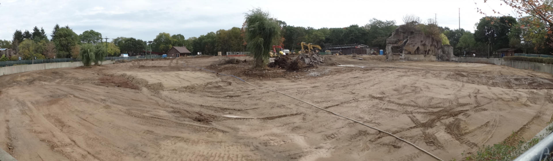 Oct. 2017 - Future Elephant Exhibit Panorama