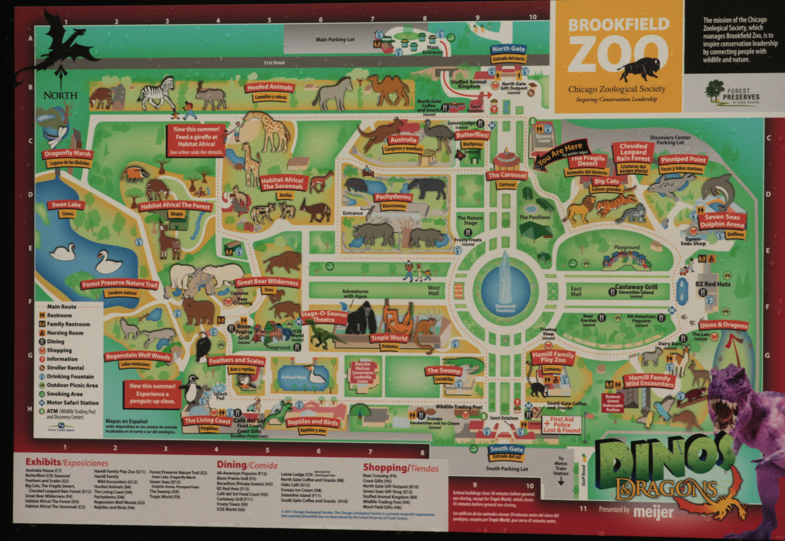 Oct. 2017 - Zoo Map