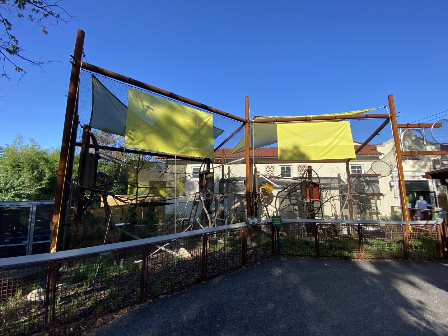 Oct. 2021 - New! Primate Canopy Trails - First Exhibits (Ring-tails/Marmosets)