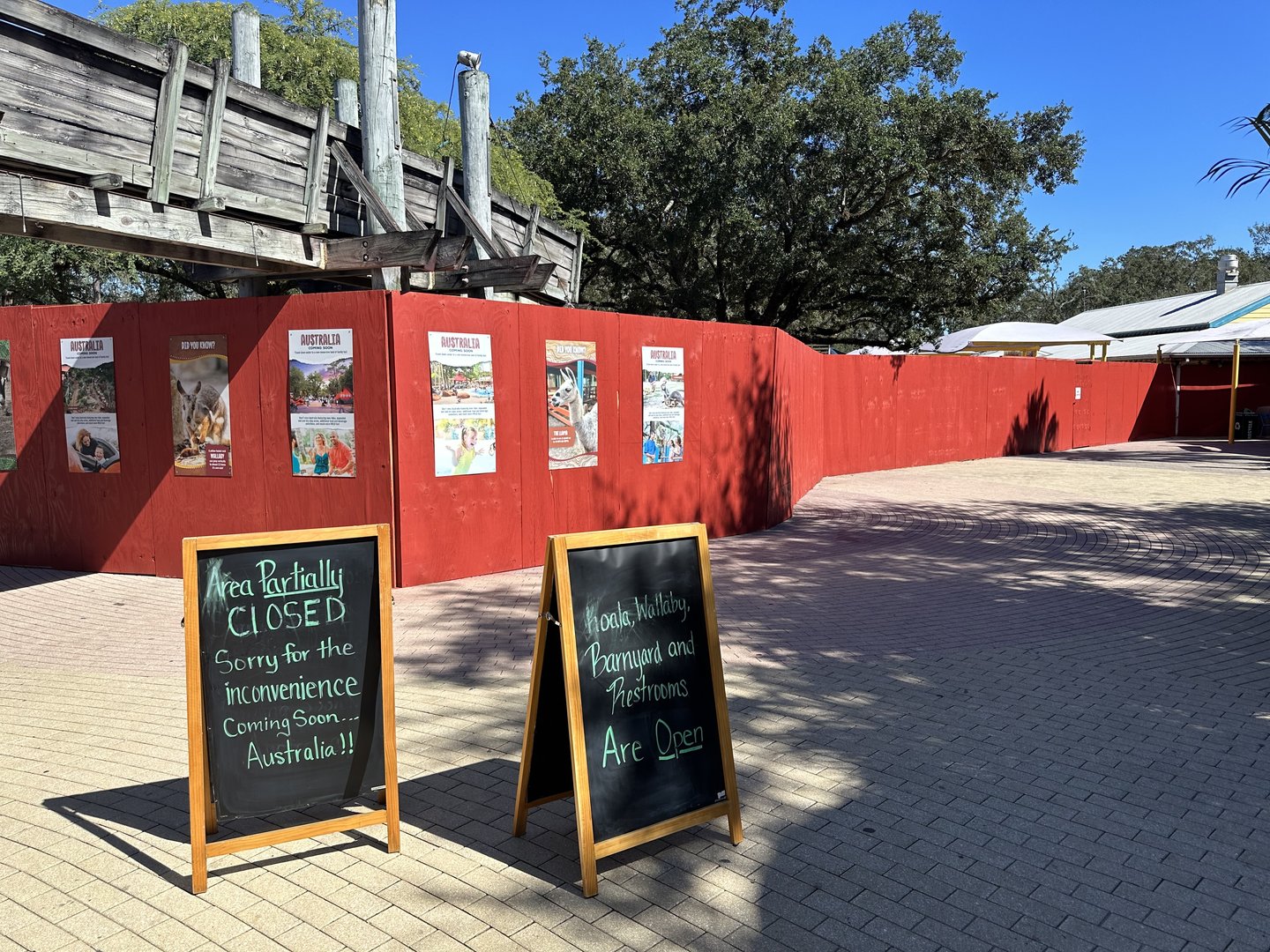 Oct. 2023 - Wallaroo/Australia - View of Construction Walls