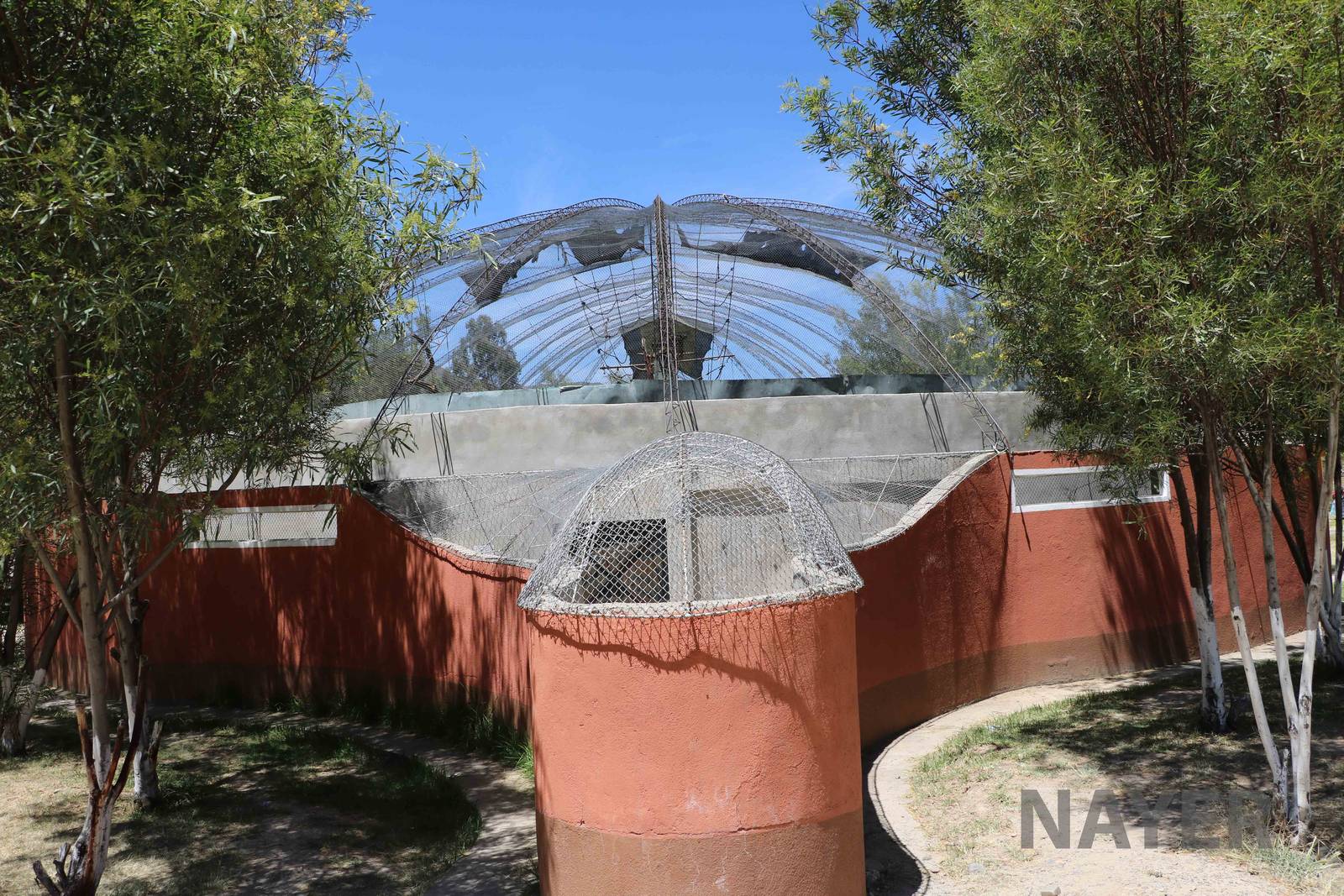 Oddly-shaped area at the back of the capuchin complex, March 2016