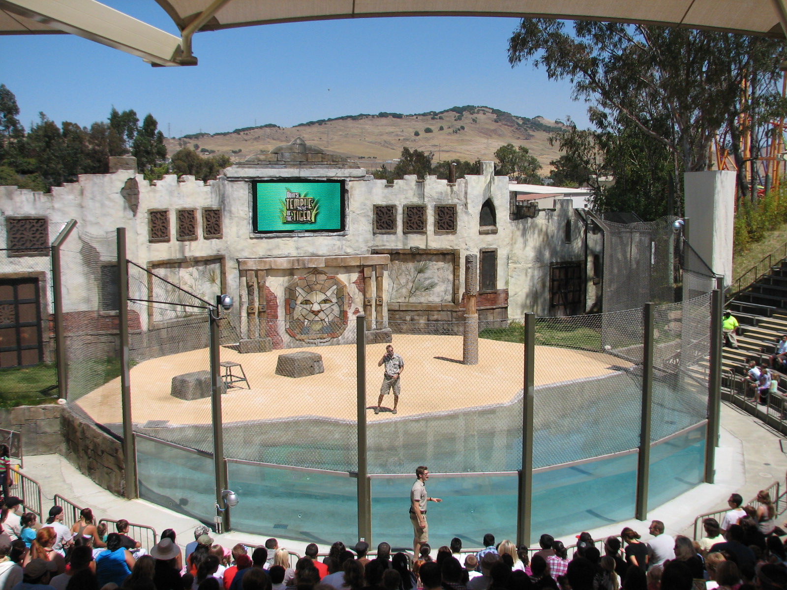 Odins Temple of the Tiger - Show Pool and Stage