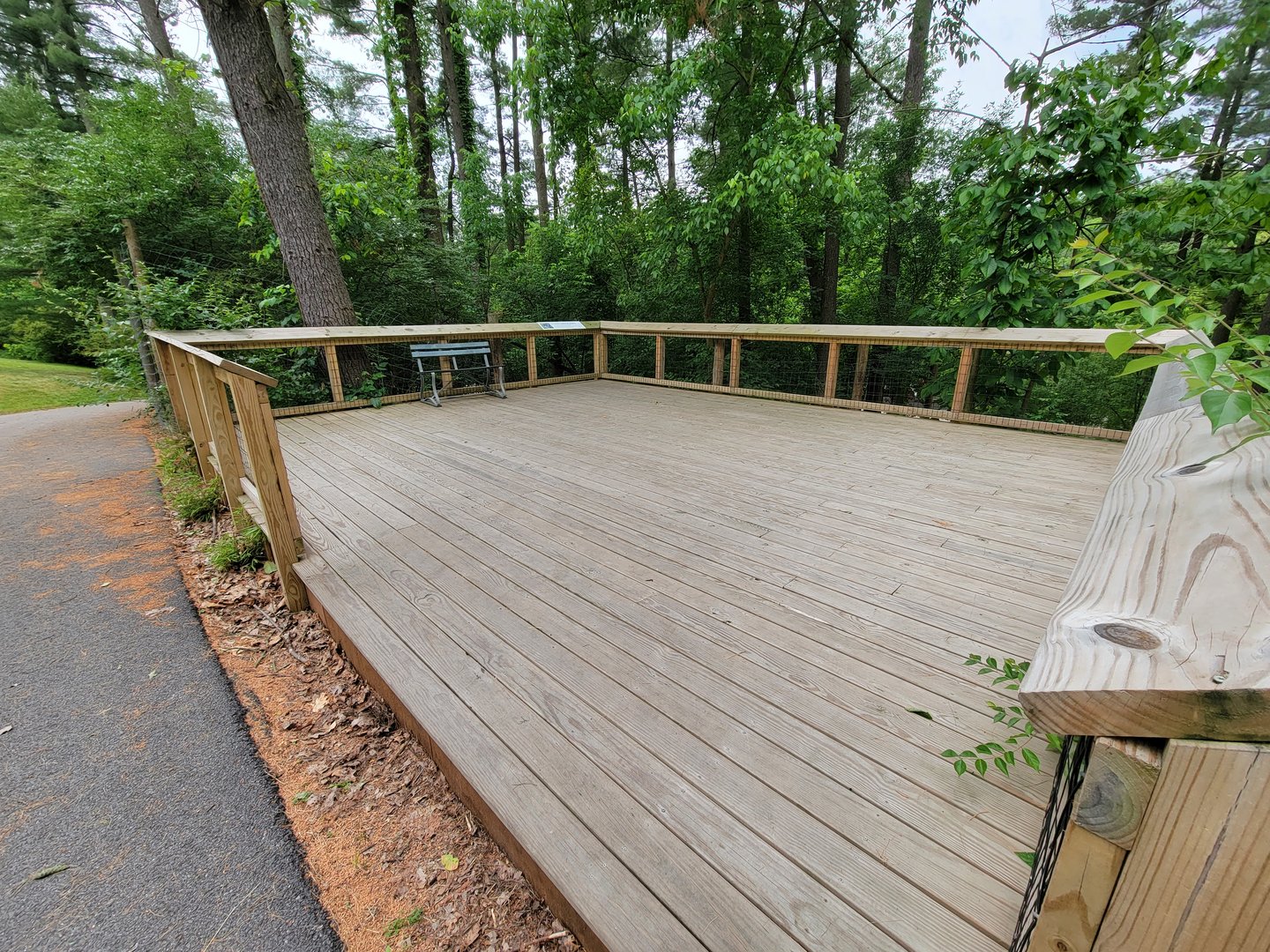 Oglebay Good Zoo - Central Chinese Goral upper viewing platform