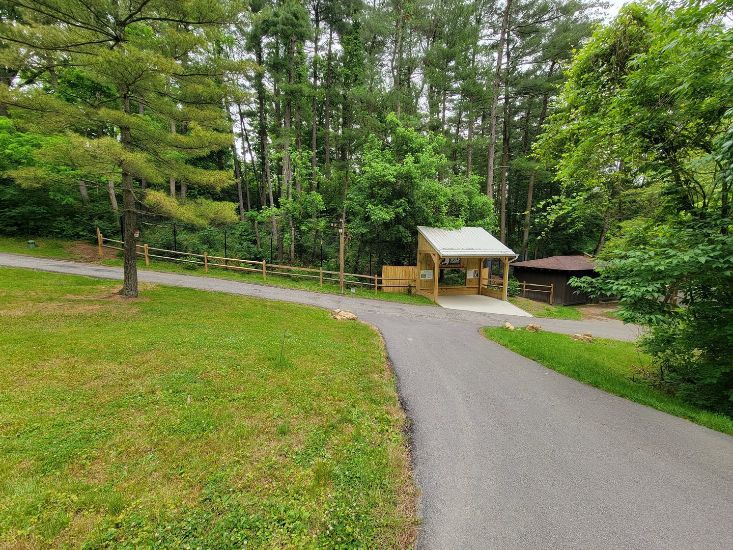 Oglebay Good Zoo - Red wolves, yard 1