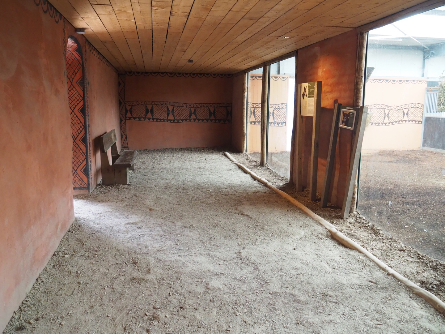 Okapi house viewing area, 2022-06-12