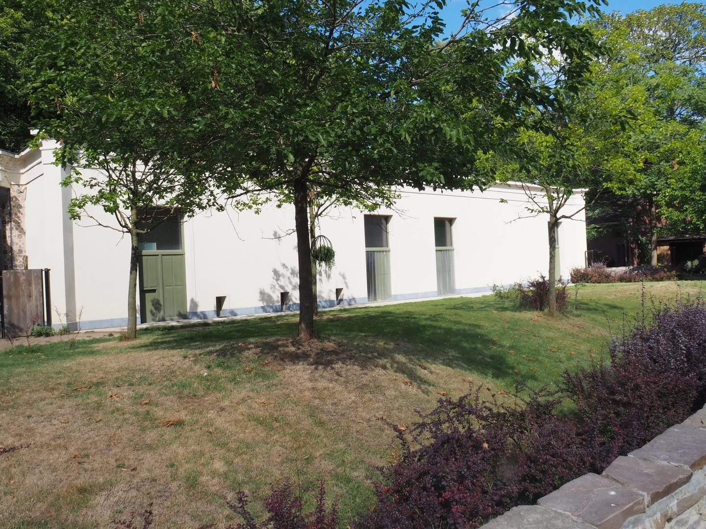 Okapi/Red duiker paddock at the backside of the Moorish Temple