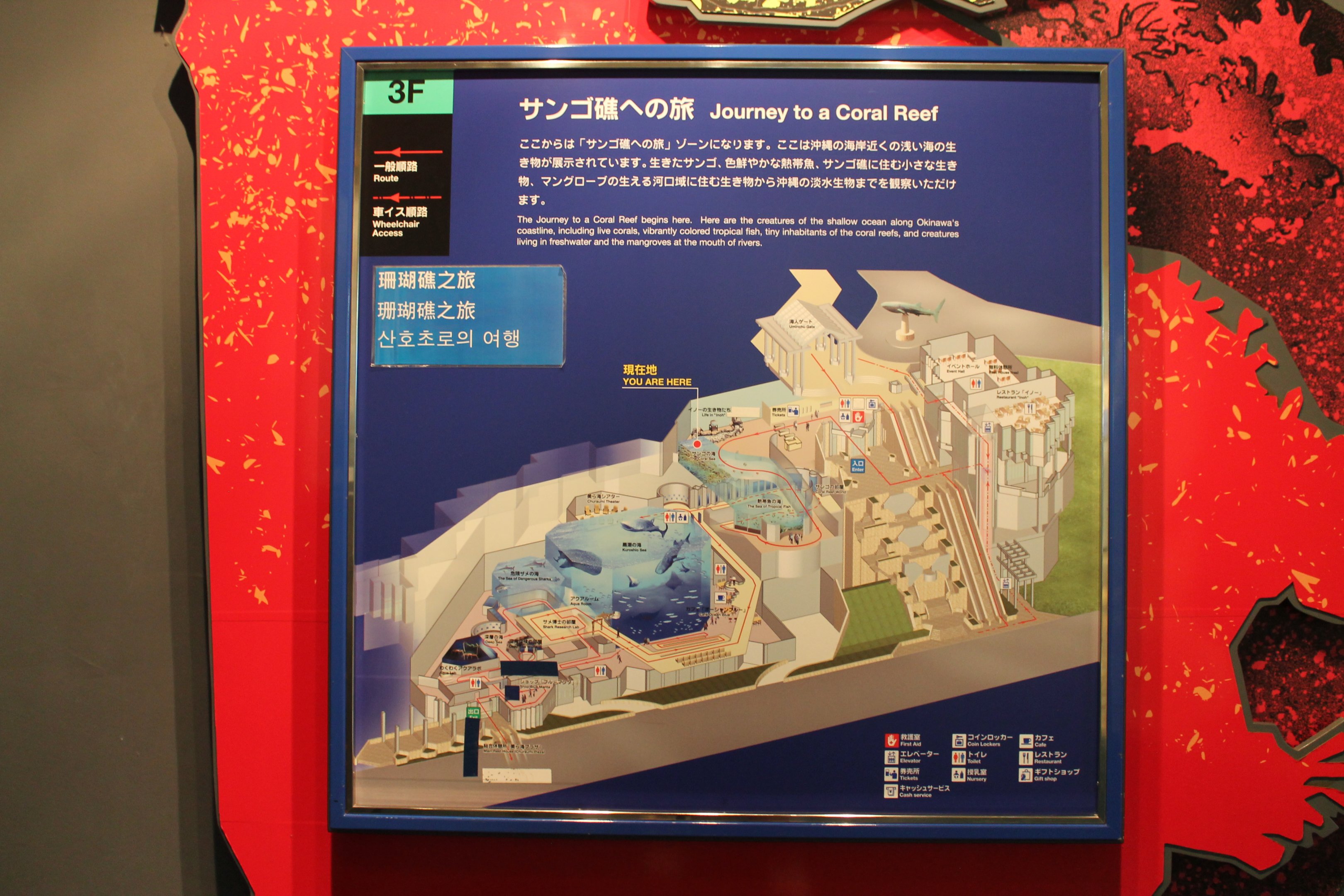 Okinawa Aquarium floor plan