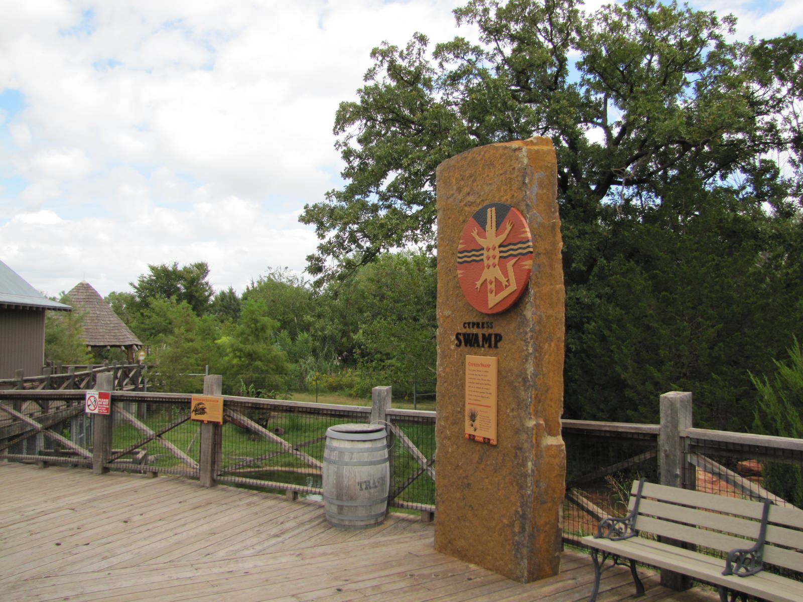 Oklahoma City Zoo 2010 - Cypress Swamp section in Oklahoma Trails