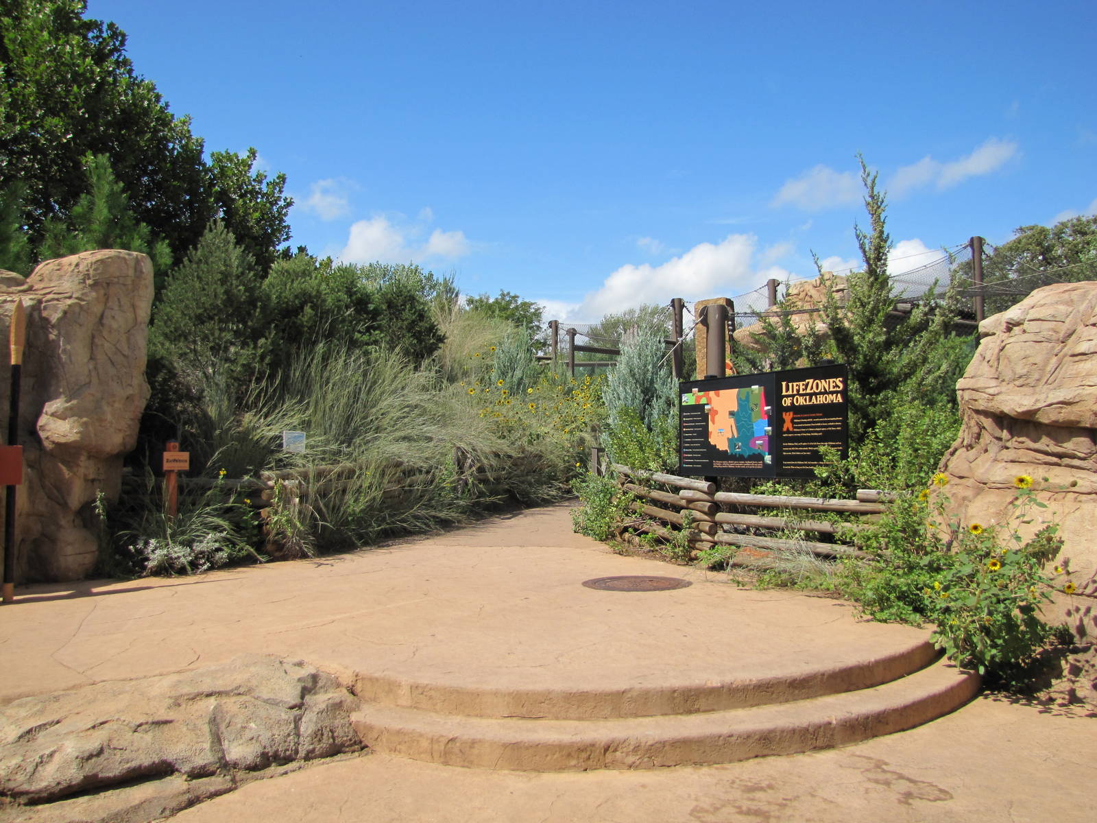 Oklahoma City Zoo 2010 - Entrance to Oklahoma Trails