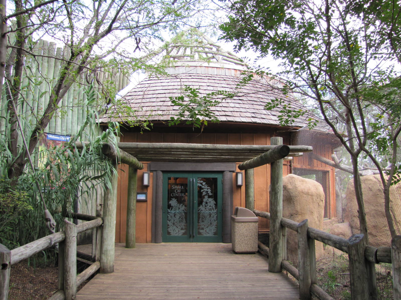 Oklahoma City Zoo 2010 - Entrance to Small Cat Center