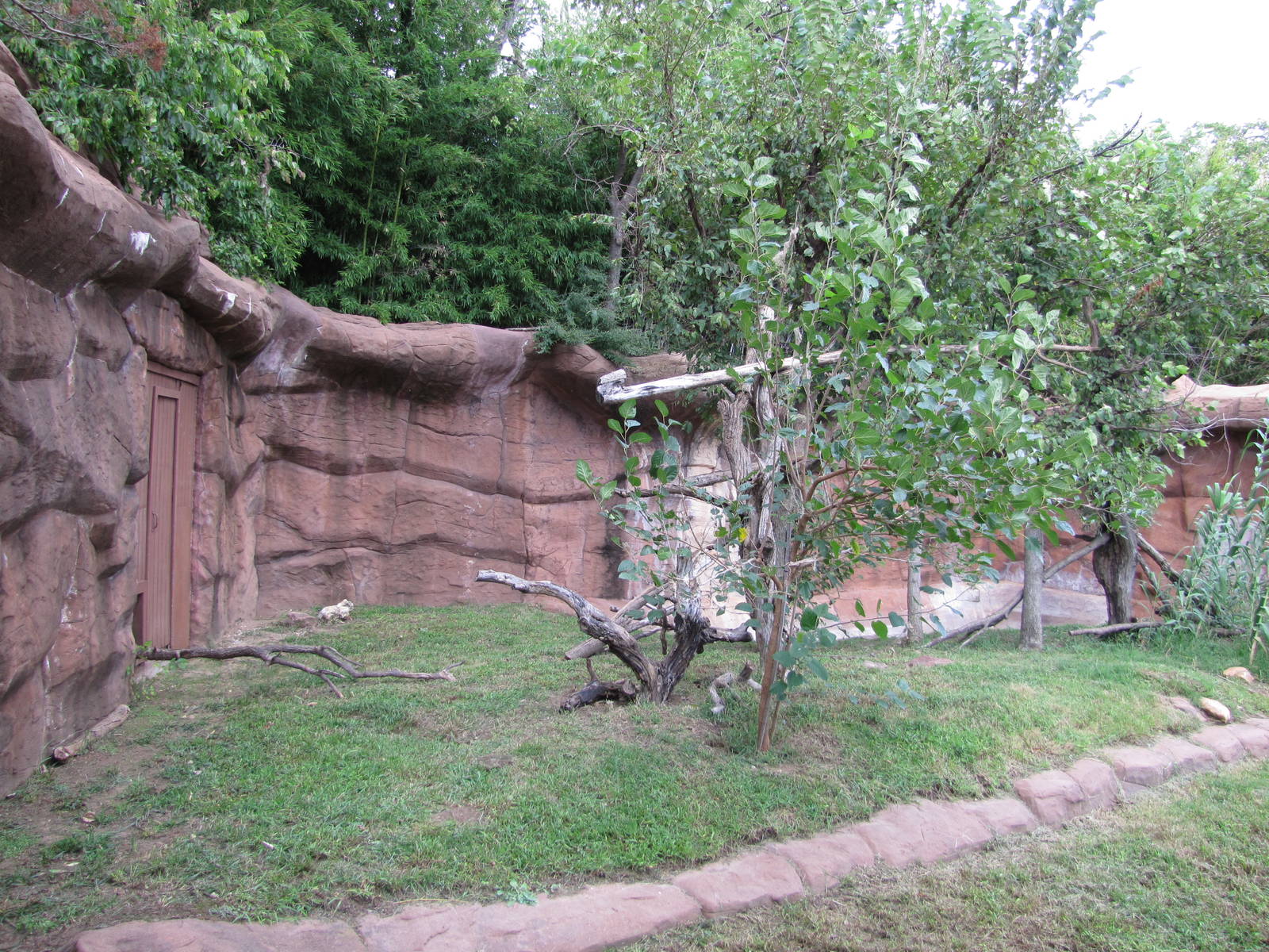 Oklahoma City Zoo 2010 - Former bear grotto and now Red Panda exhibit