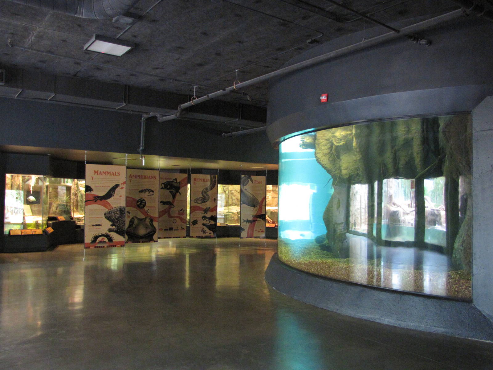 Oklahoma City Zoo 2010 - General view inside Rivers building in Oklahoma Tr