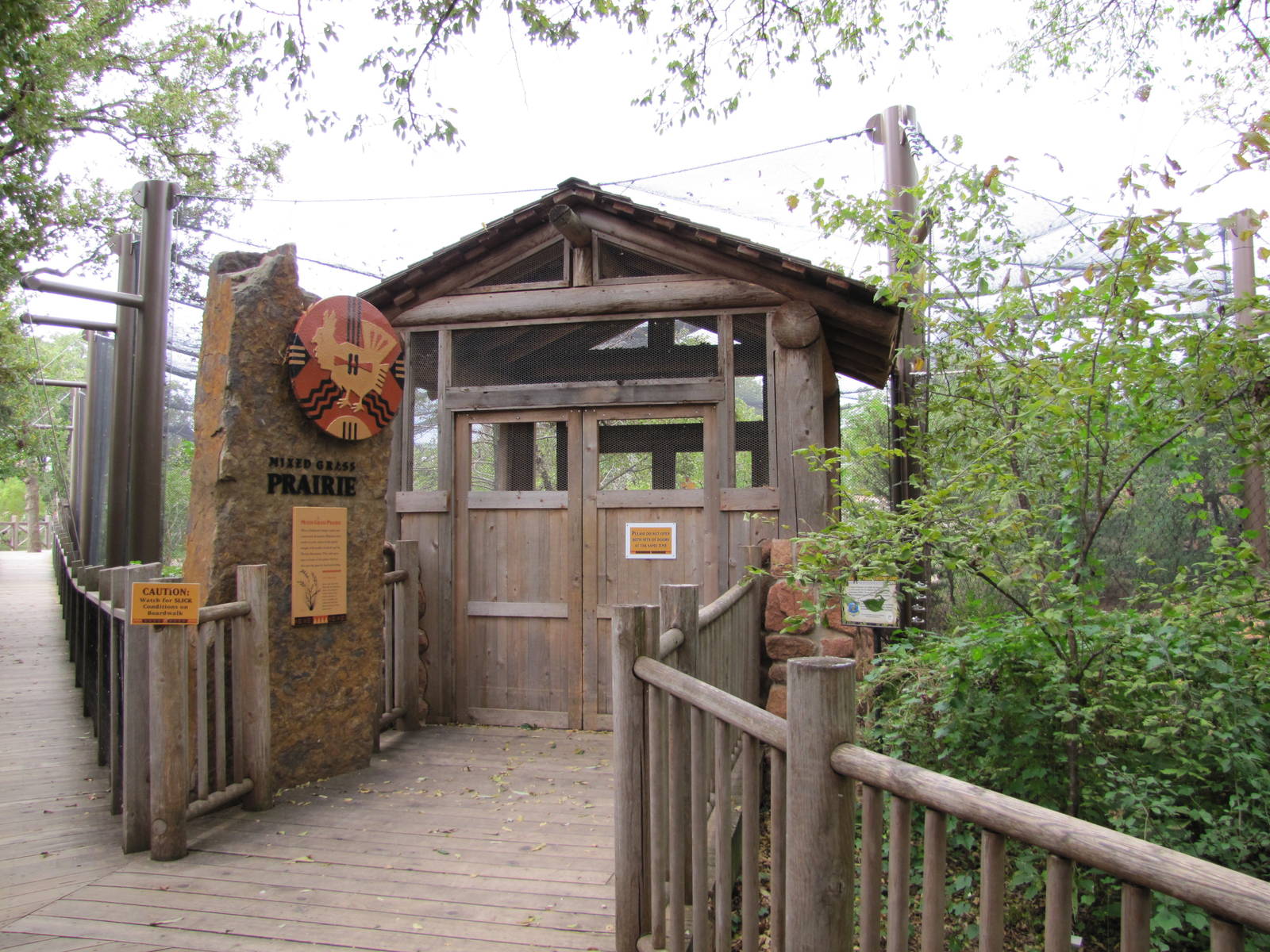 Oklahoma City Zoo 2010 - Mixed Grass Prairie section in Oklahoma Trails
