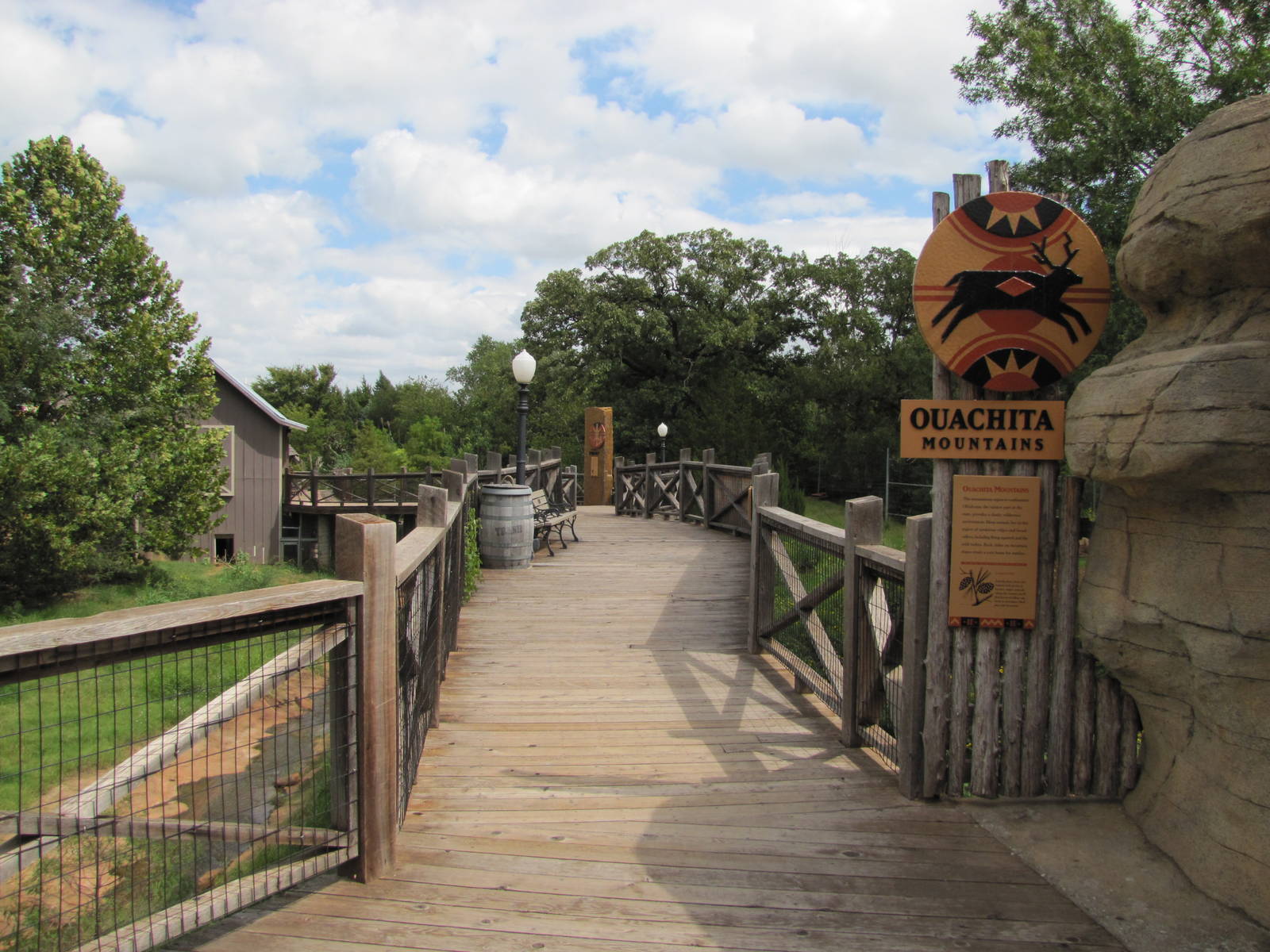 Oklahoma City Zoo 2010 - Ouachita Mountains section of Oklahoma Trails
