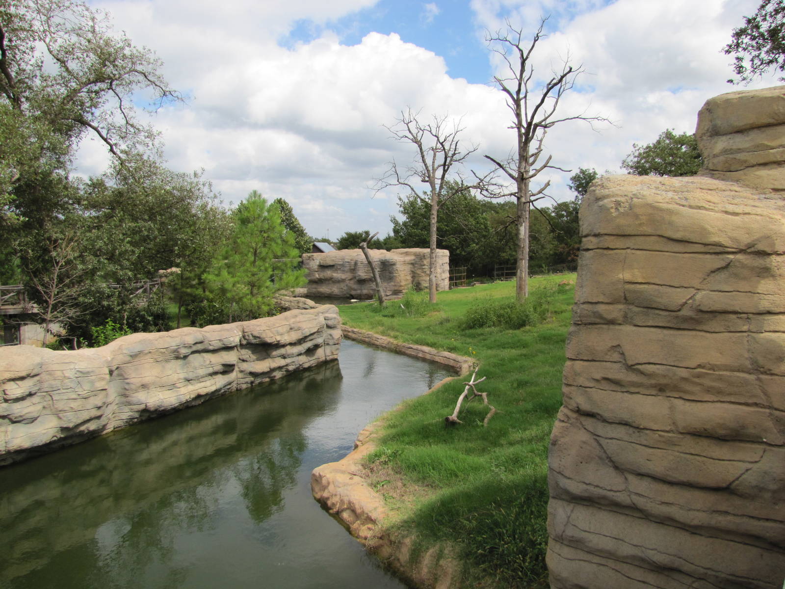 Oklahoma City Zoo 2010 - Part of Black Bear exhibit in Oklahoma Trails
