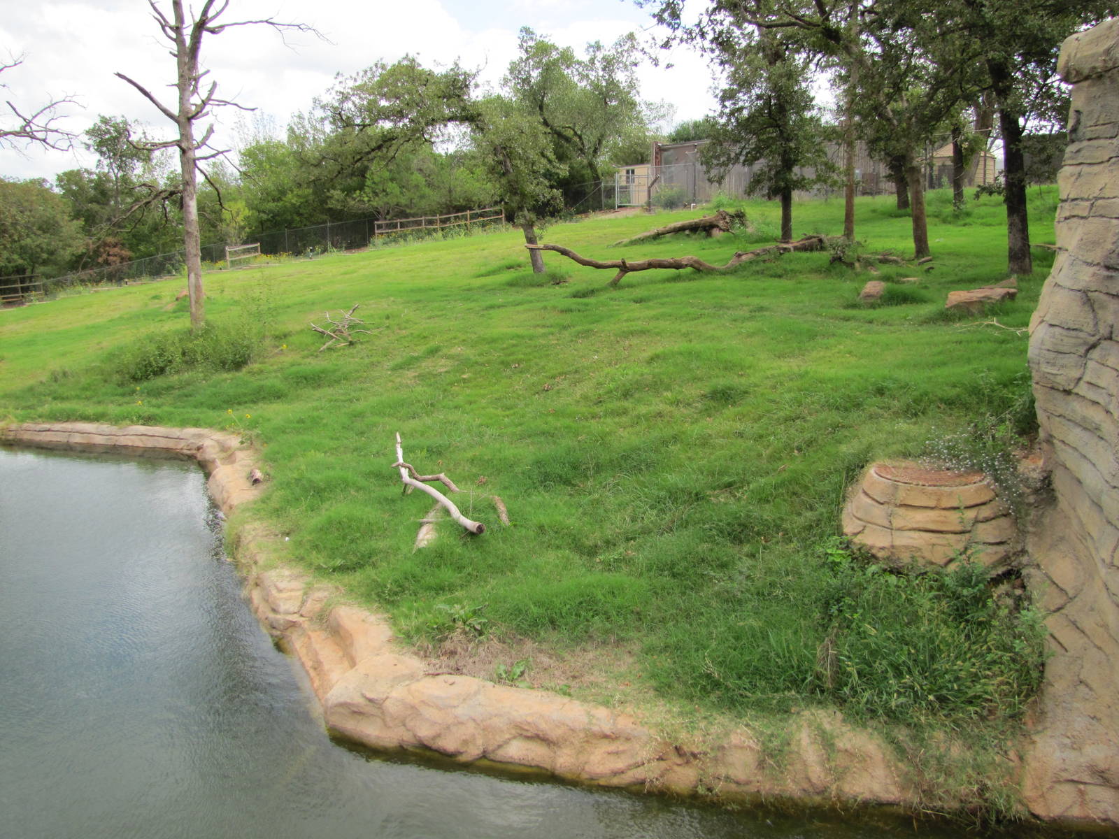 Oklahoma City Zoo 2010 - Part of Black Bear exhibit in Oklahoma Trails