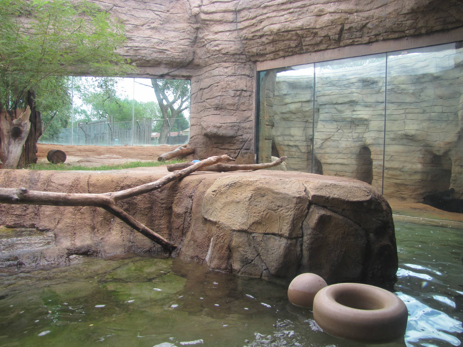 Oklahoma City Zoo 2010 - Part of River Otter exhibit in Oklahoma Trails