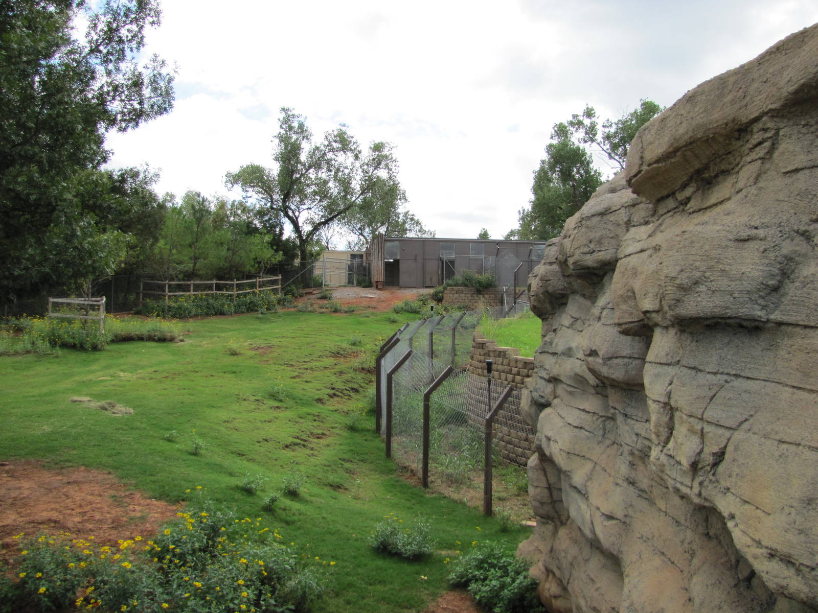 Oklahoma City Zoo 2010 - Part of Wapiti exhibit in Oklahoma Trails