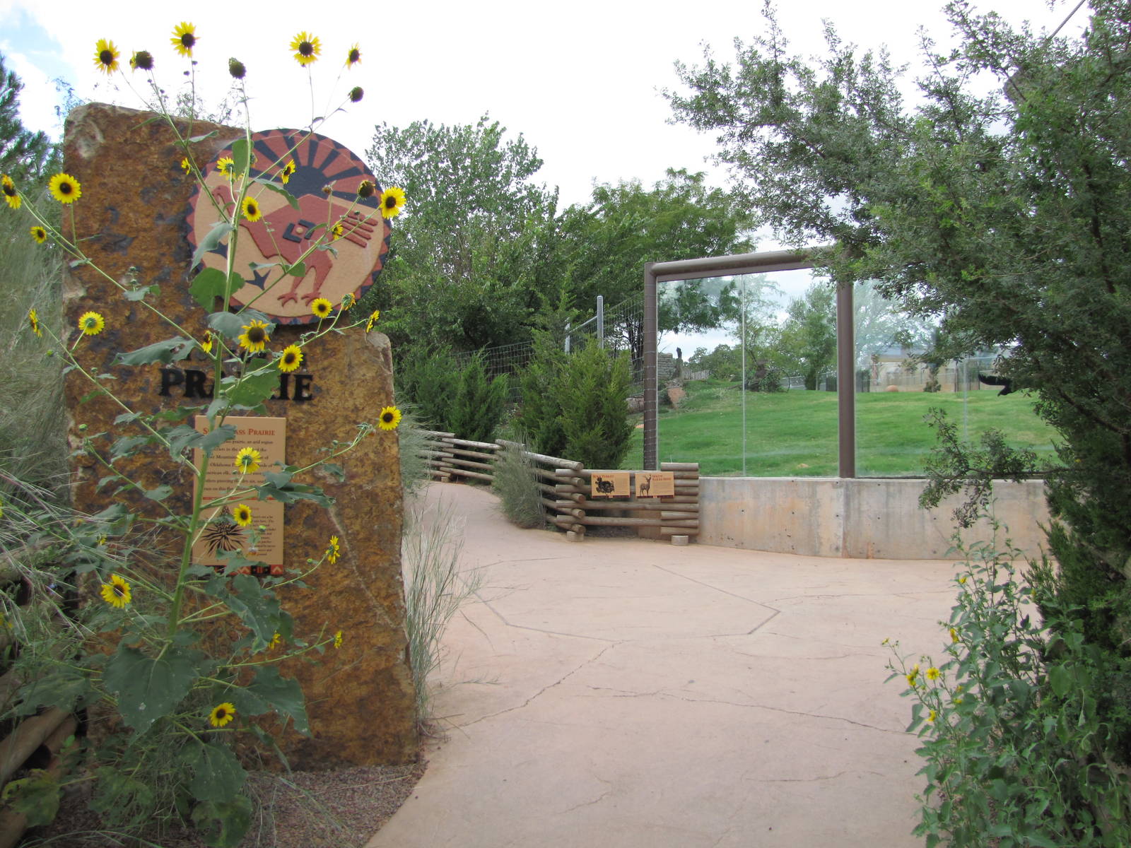 Oklahoma City Zoo 2010 - Prairie section in Oklahoma Trails