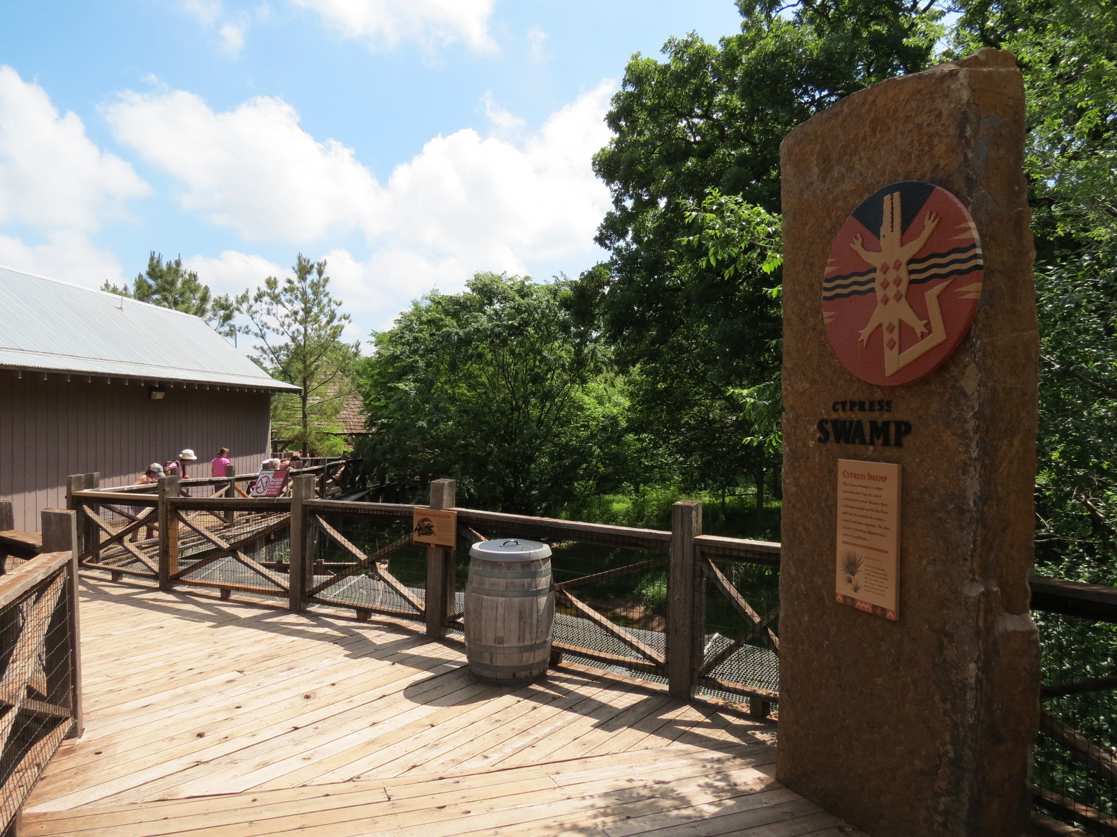 Oklahoma Trails - American Alligator Exhibit Viewing Path