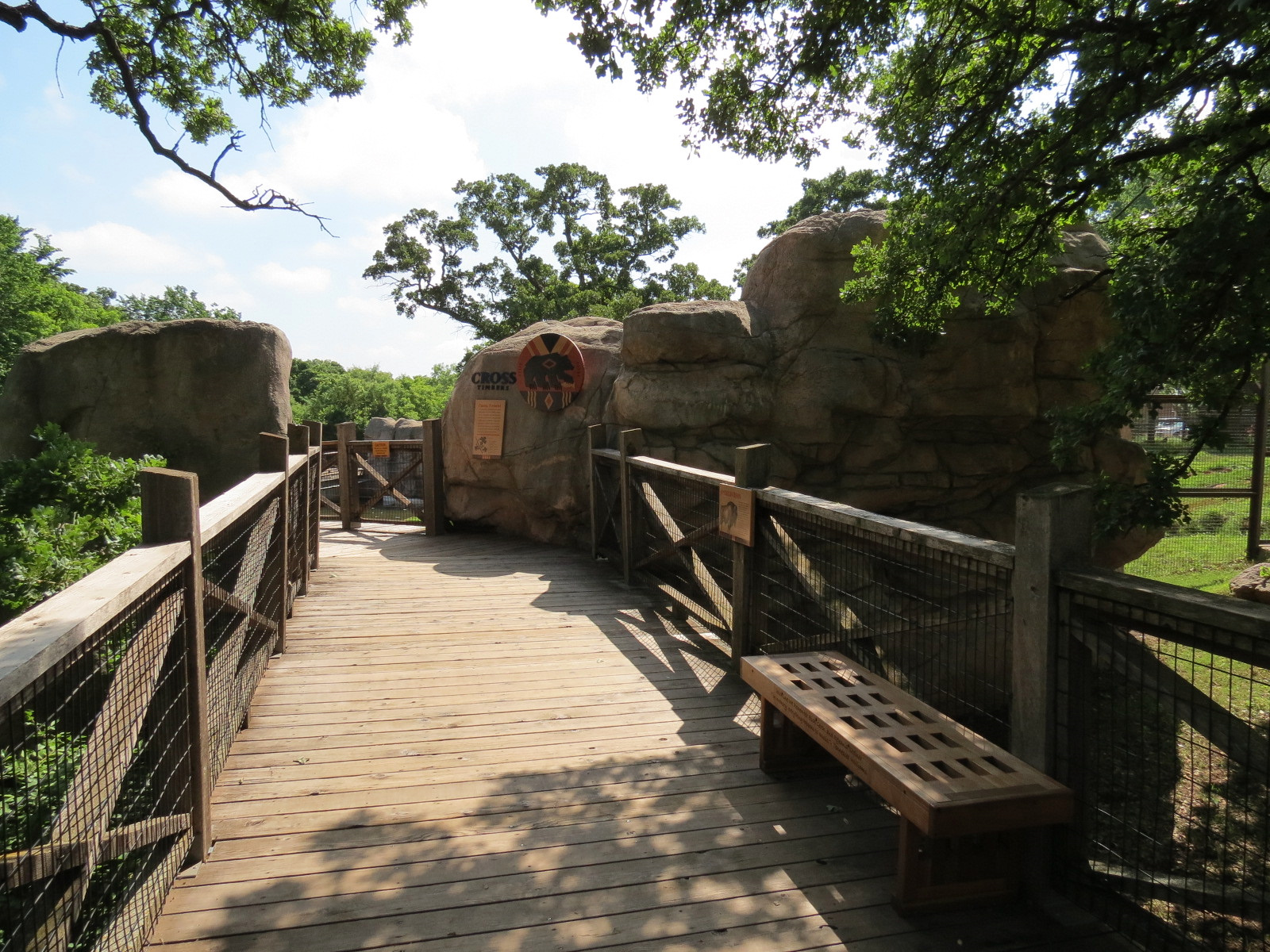 Oklahoma Trails - American Bison Exhibit Viewing Area