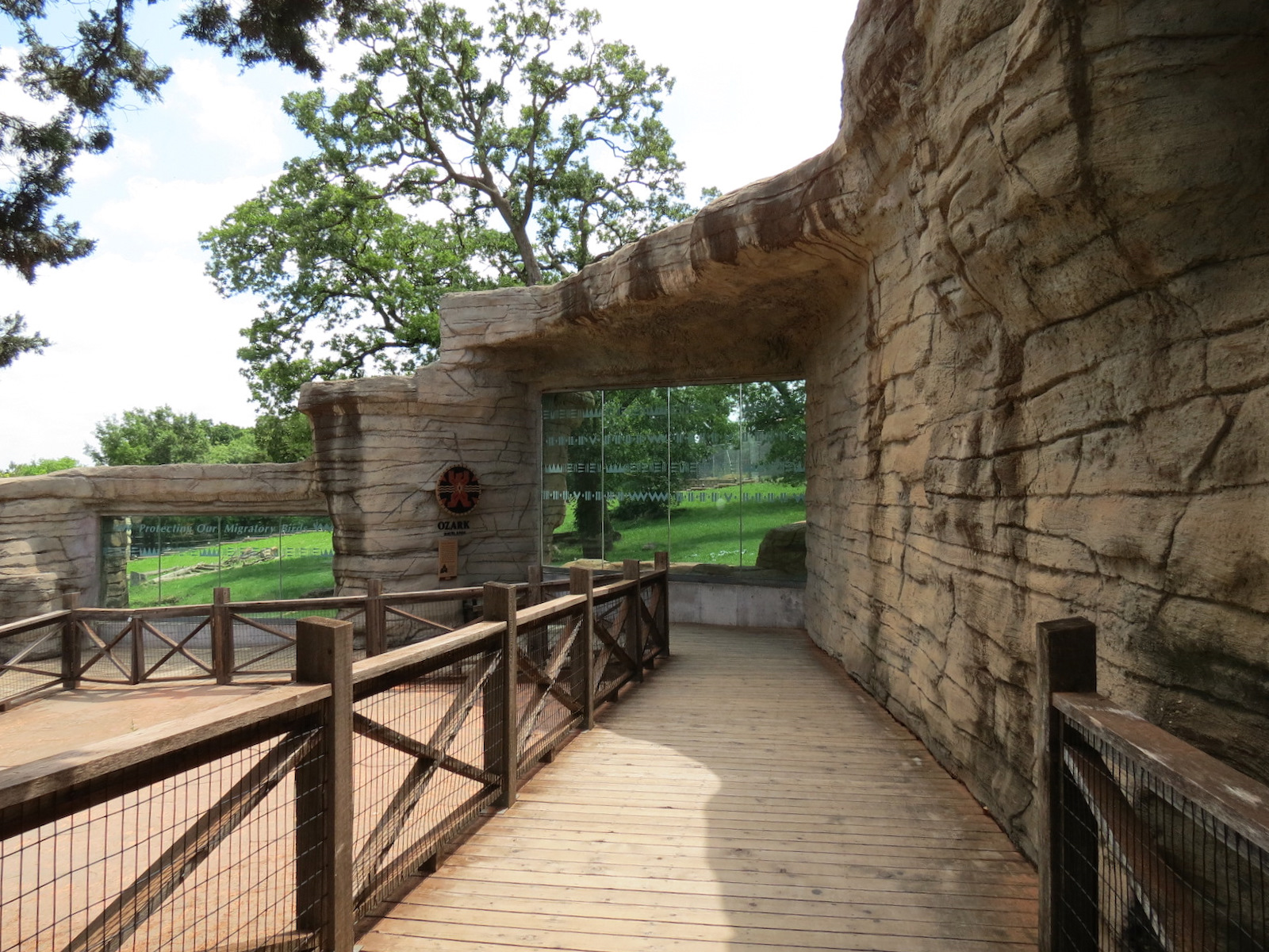 Oklahoma Trails - American Black Bear Exhibit Viewing Area