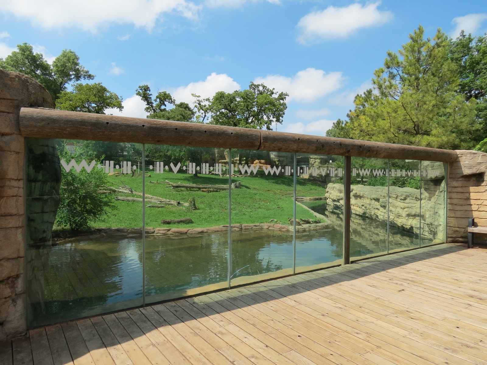 Oklahoma Trails - American Black Bear Exhibit Viewing Area