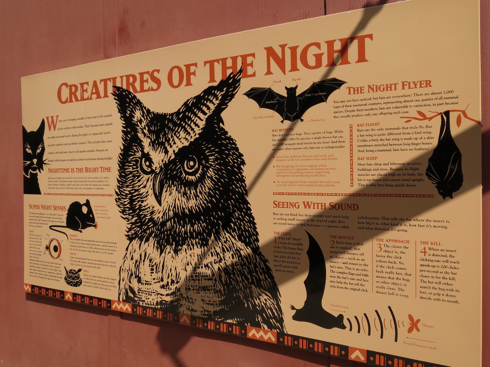 Oklahoma Trails - Creatures of the Night Sign