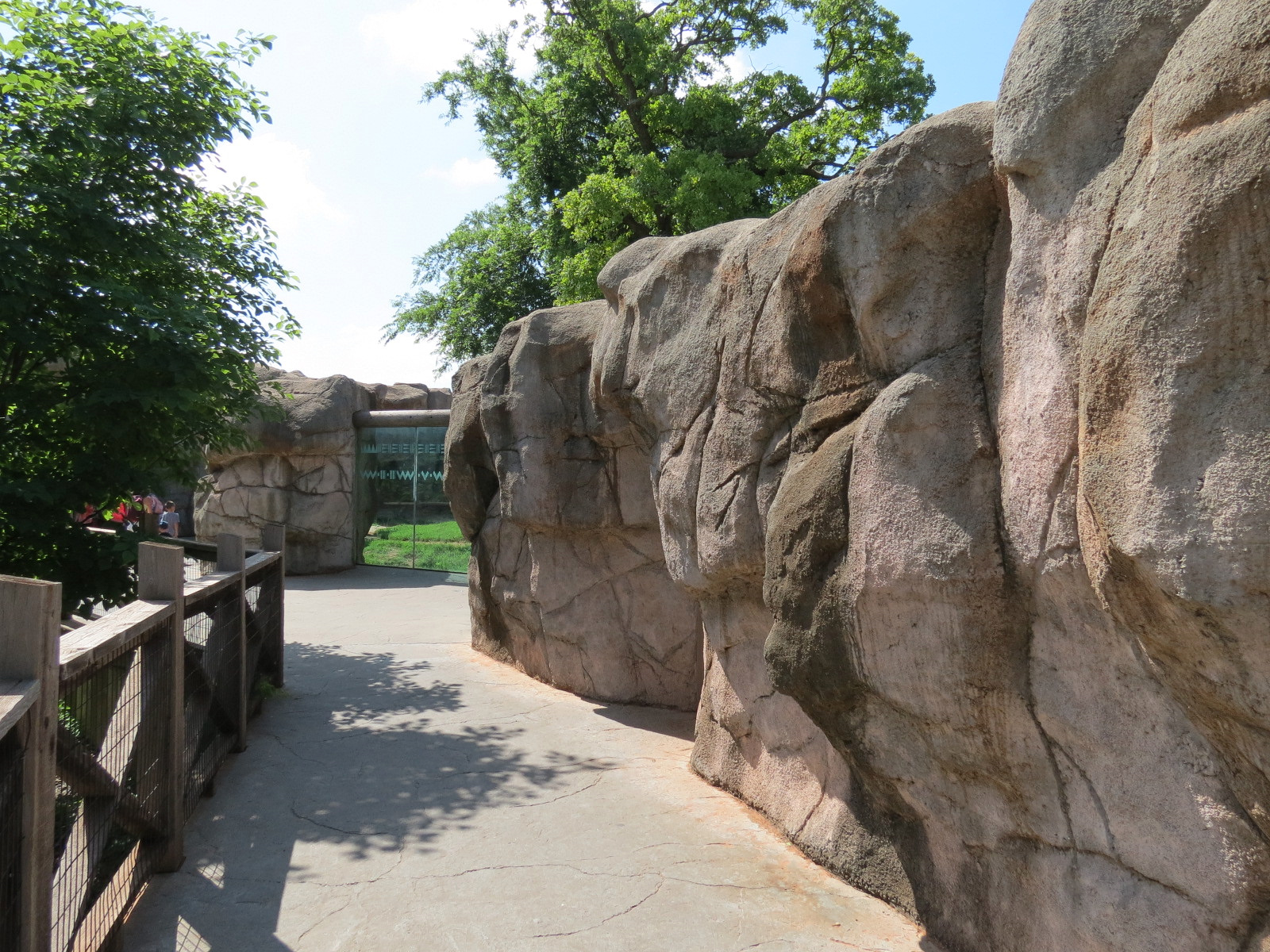 Oklahoma Trails - Grizzly Bear Exhibit Path Between Viewing Areas