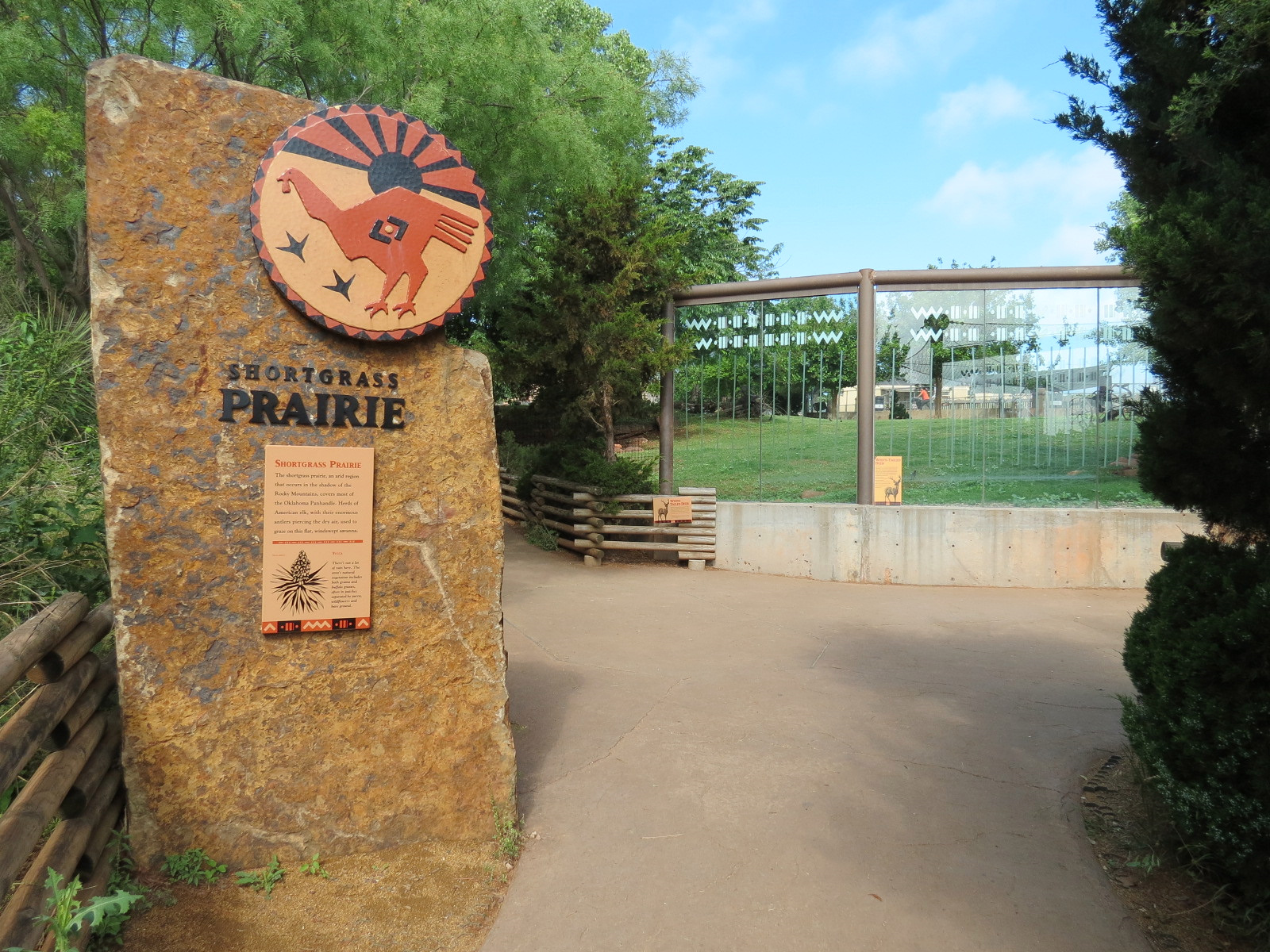 Oklahoma Trails - White-tailed Deer and Trumpeter Swan Exhibit Viewing Area