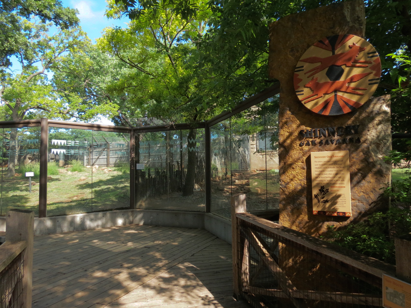 Oklahoma Trails - White-tailed Deer and Trumpeter Swan Exhibit Viewing Area