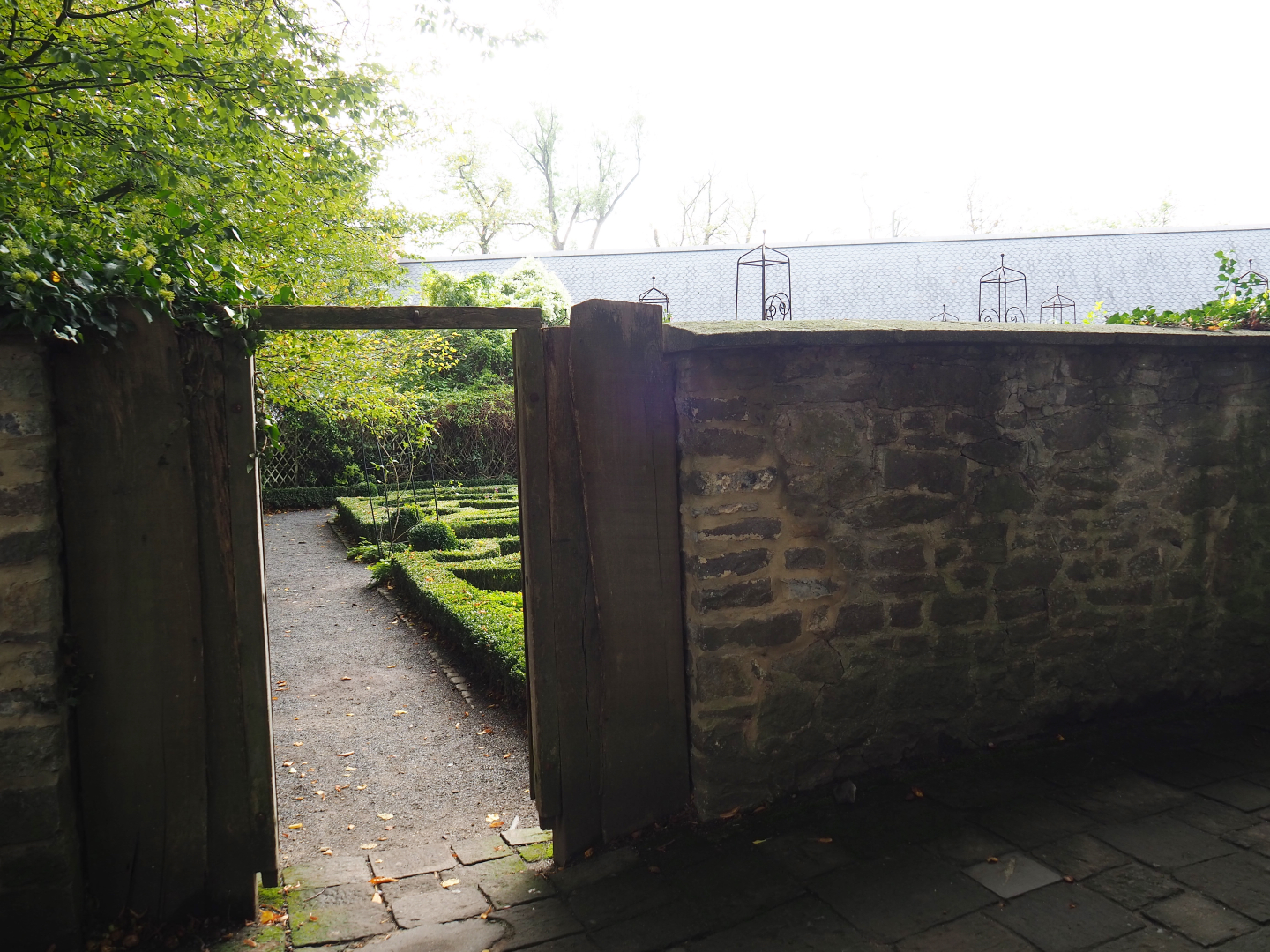 Old abbey walled herbal garden, 2019-10-05